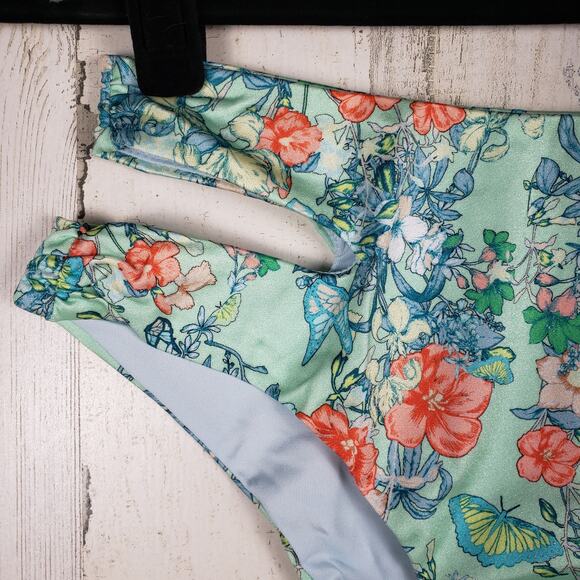 NWT Victoria's Secret Wrap High-Waist Cheeky Bikini Bottom Women's Size Large - Picture 2 of 14